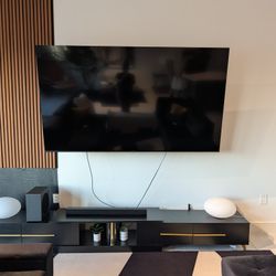 75” HDTV + Wall Mount + Surround Sound — Complete Setup
