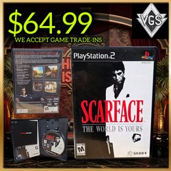Scarface: The World is Yours (Sony PlayStation 2, 2006) *TRADE IN YOUR OLD GAMES*