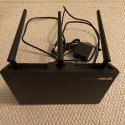 Black ASUS RT-AC1900 Dual Band WiFi Router