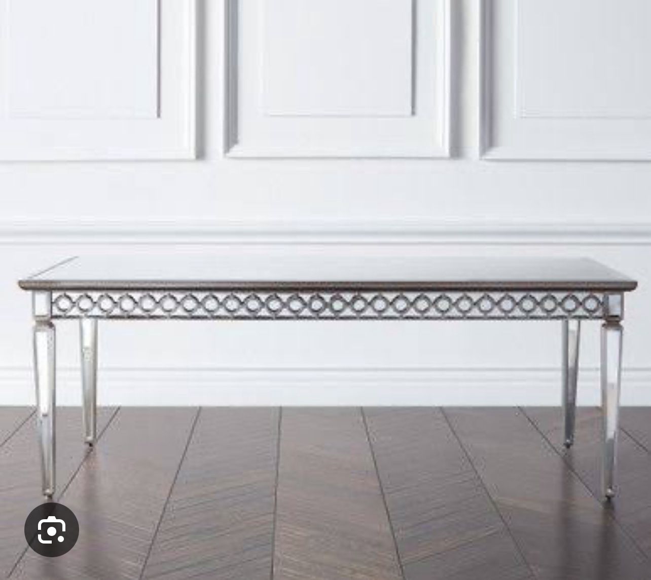 Z Gallerie Sophie Glass Dining Table