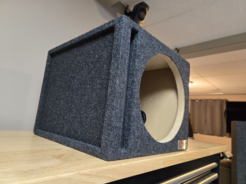 Brand New High End 12" Single Subwoofer Vented Enclosure