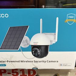 DEKCO Solar Security Camera Outdoor Wireless