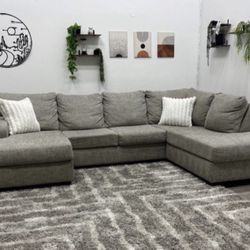 Gray Sectional Couch - FREE DELIVERY 🚚