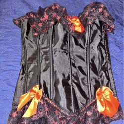 Black Corset With Bows