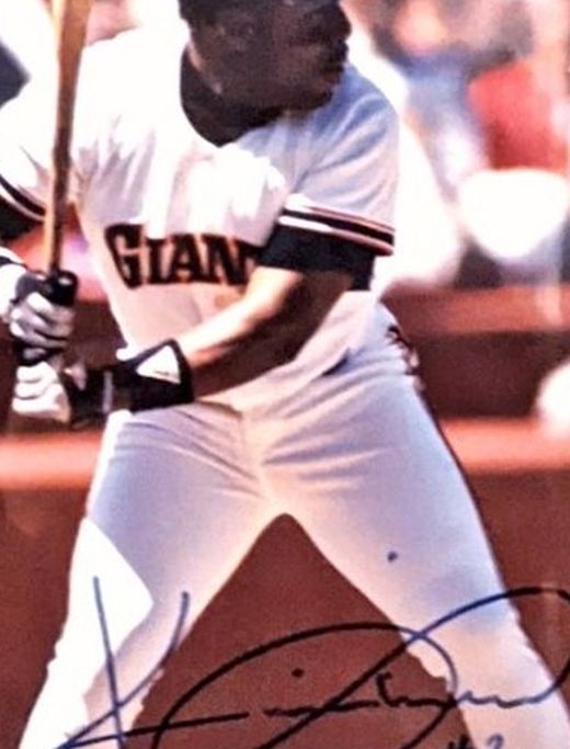 Kevin Mitchell San Francisco Giants Slight Crease on Photo SUPER