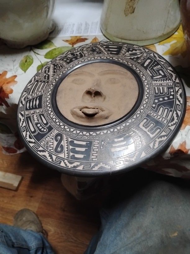 Aztec Face With Toung