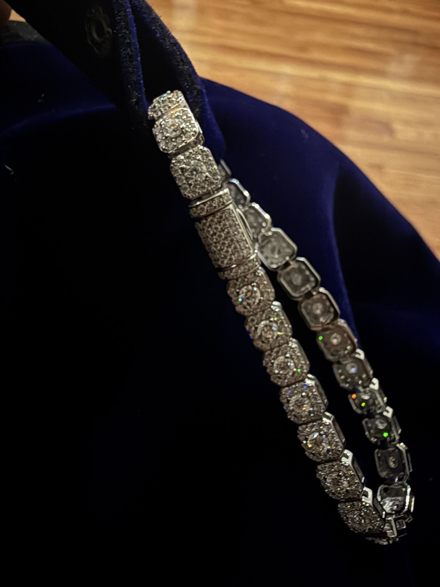 Halo Tennis Lab Diamond Bracelet 