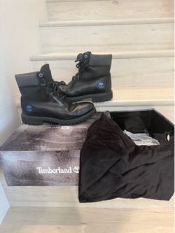 Timberland Premium 6” Waterproof Boots Black Limited Edition Size 9.5 w/ Box & Dust Bag