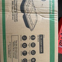 Freshware 2 Compartment Meal Prep Bowls