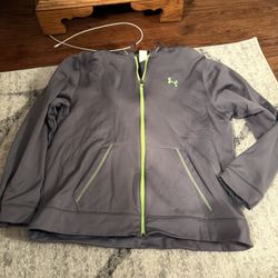 Mens Under Armour Zip Hoodie