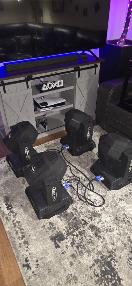 (4) Beam 230w 7RMoving Heads For Sale