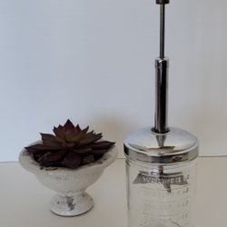 Vintage Hazel Aatlas Glass Food & Nut Chopper #5393