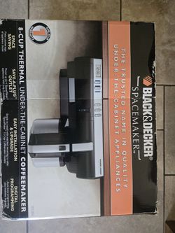 Black And Decker Under The Counter Coffee Maker