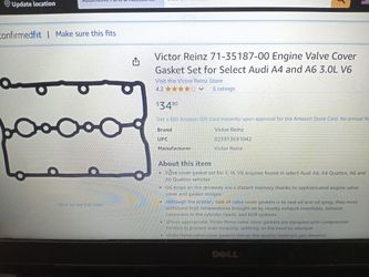 Valve Cover Gasket Audi A4 And A6 V6