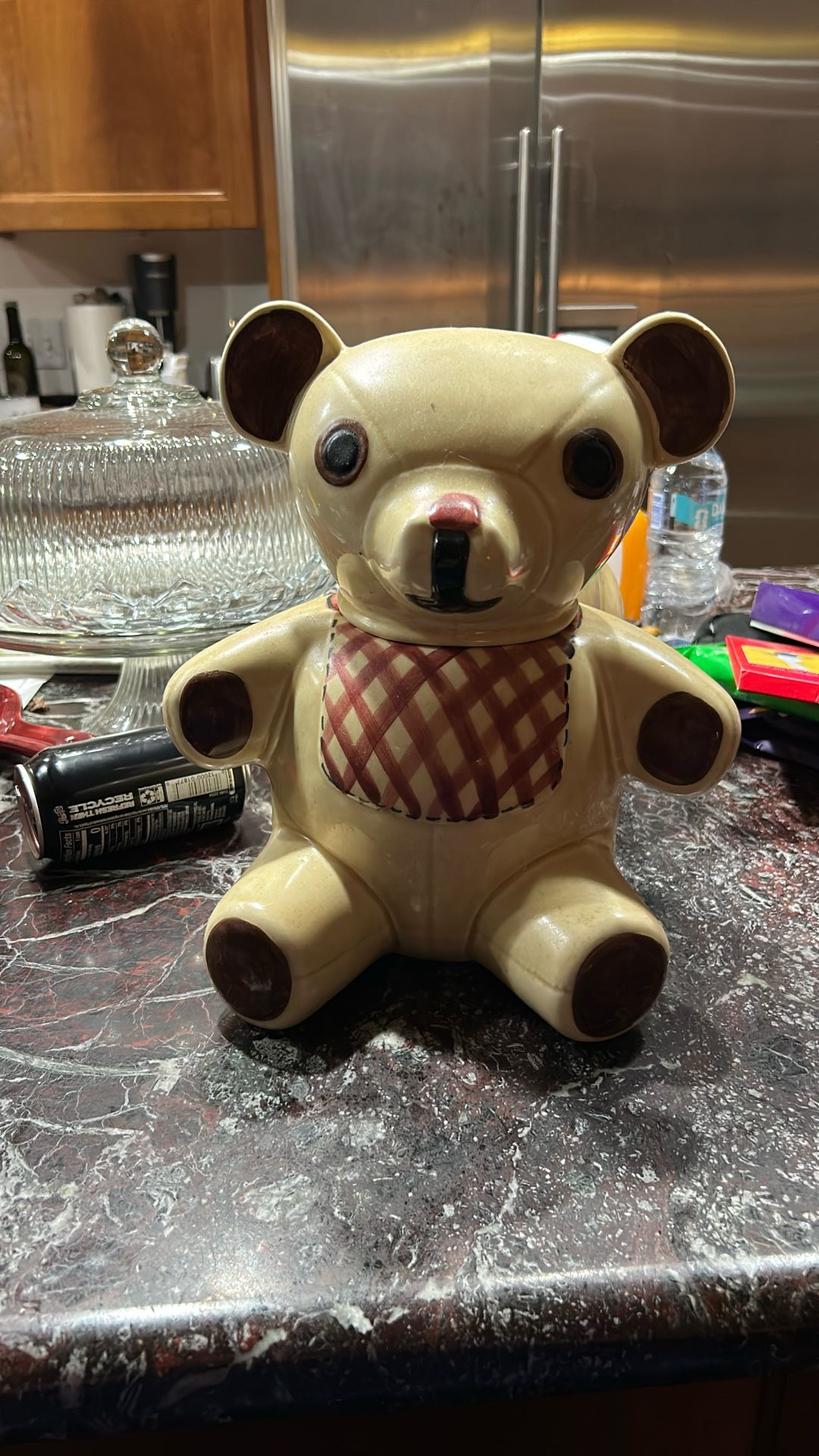 Vintage Teddy Bear Cookie Jar