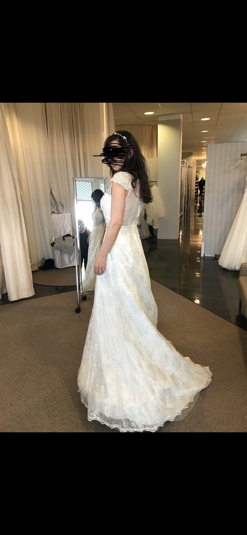 Wedding Dress UNWORN NEW German Handmade Design