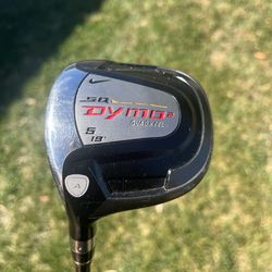 EXCELLENT LEFT HANDED NIKE SQ DYMO2 GOLF FAIRWAY WOOD 15* #5 w FUJIKURA A FLEX