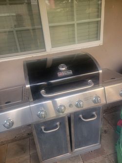 Fire King BBQ, 4 BURNER, SIDE BURNER