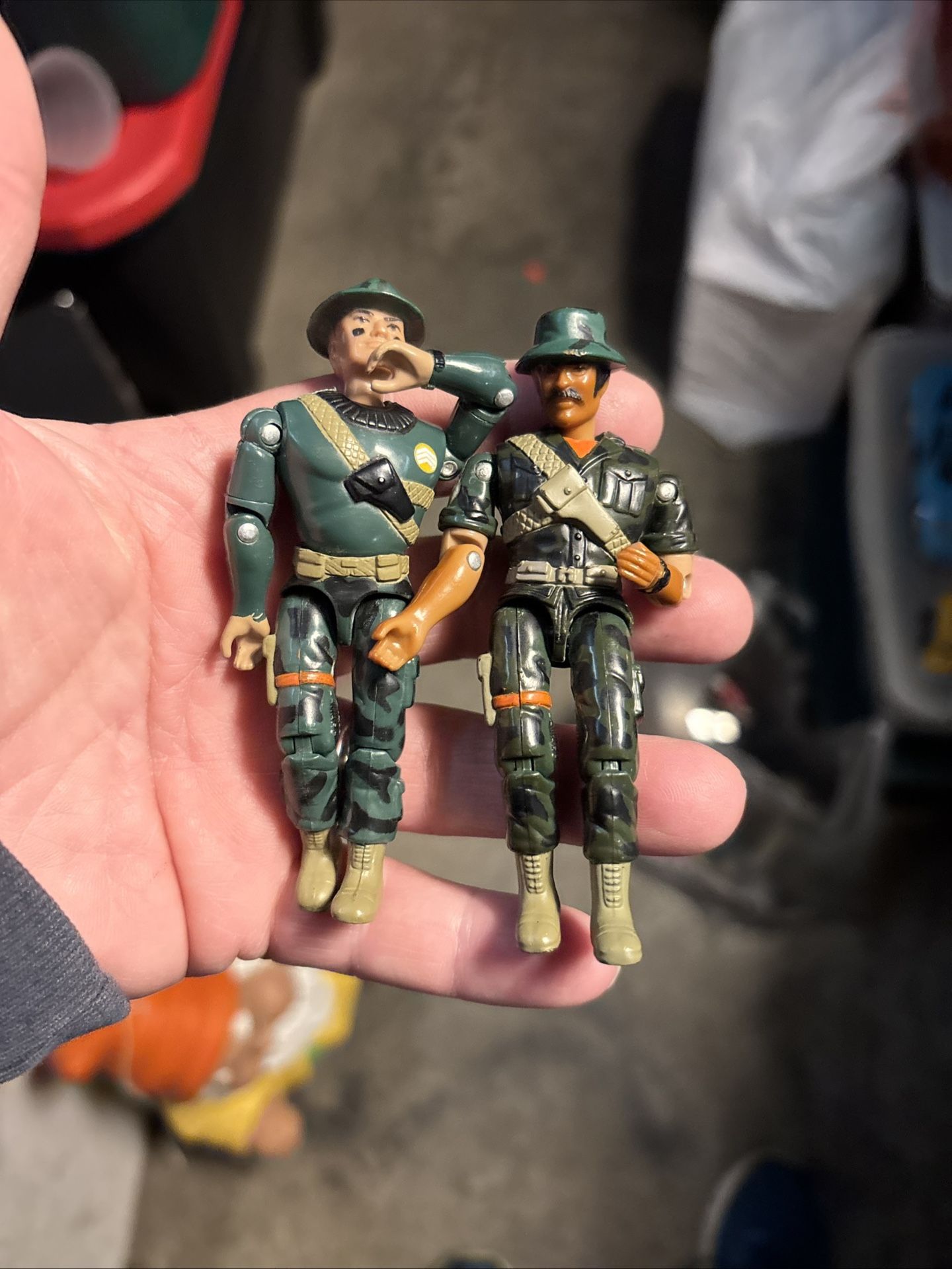 1980’s Lanard Army Corps Action Figures. 3.75” GI Joe type figures. Tony Tanner