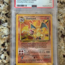 Pokemon - 1999 Charizard Holo #4 PSA 1