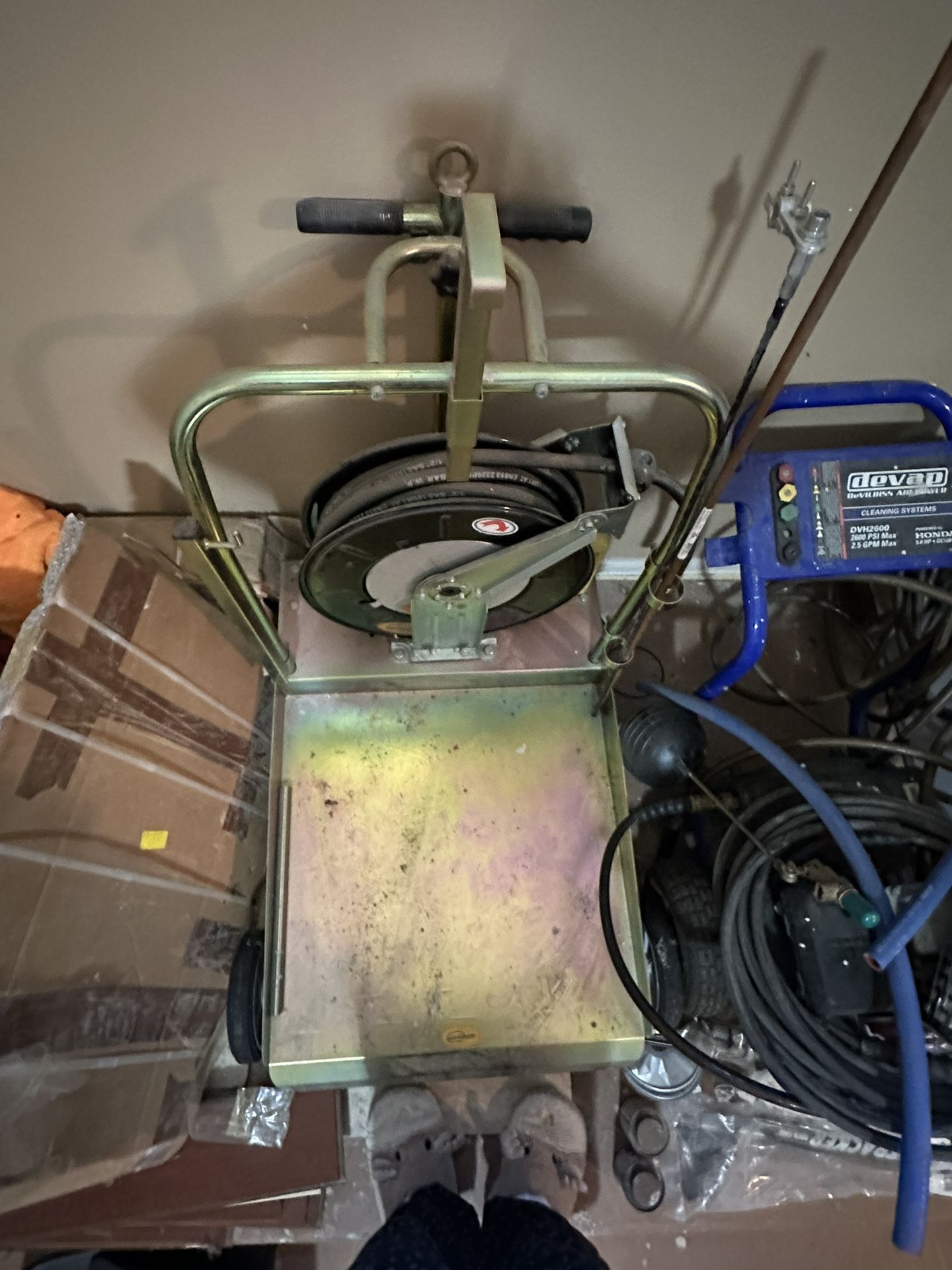 Oil Pump Kit with Cart and Hose Reel