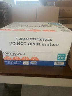 1500 sheets printing paper