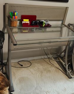 Two Glass Desks