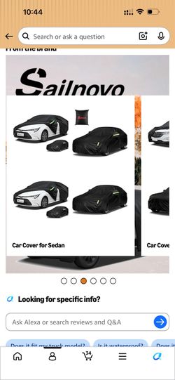 Sailnovo sedan car cover waterproof all weather