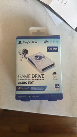 Brand new Seagate 5TB Astro Bot Limited Edition Game Drive for PlayStation.