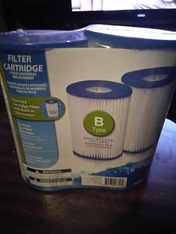 Swimming pool pump filters
