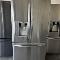LG French Doors stainless steel refrigerator