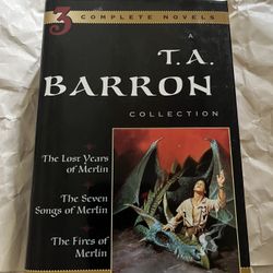 Book With 3 Complete Novels By T. A. Barron Collection 