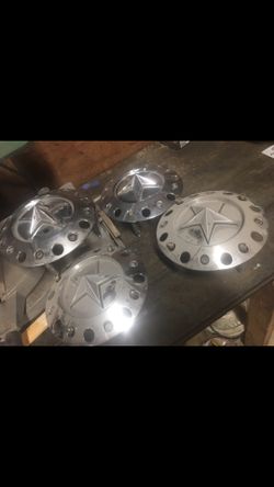Rockstar rim center caps