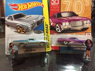 Hot Wheels 72 ford Ranchero's & da Hommie's