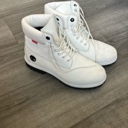 Timberland White Boots 