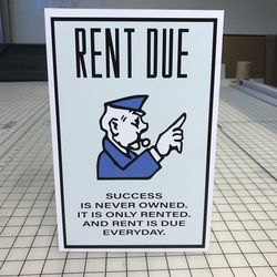 Monopoly Motivation Ikonick Poster Board Supreme KAWS Off White