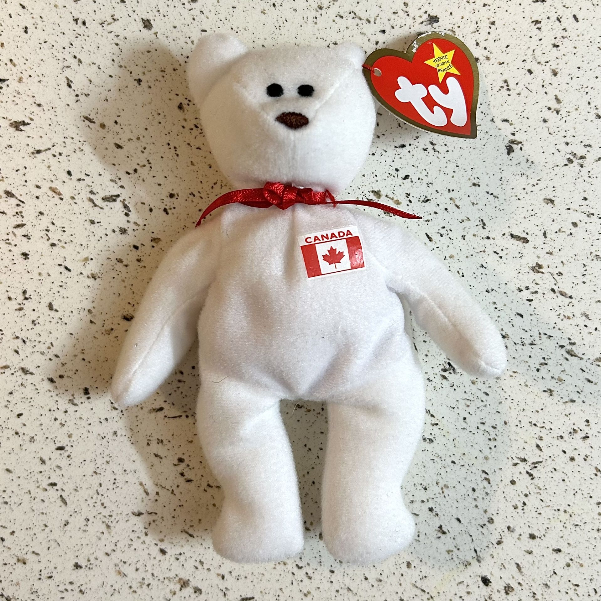 Vintage 1993 Teenie Beanie Babies Maple the Bear
