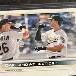 2022 Topps  Oakland Athletics TC #210 Oakland Athletics Baseball Card