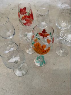 Wine glasses 10 for $10
