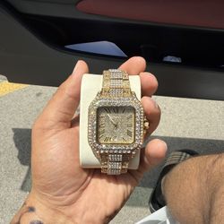 cartier moissanite watch