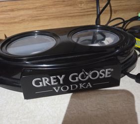 Vintage LED Light Up Double Electric Stand