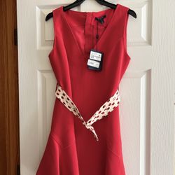 Louis Vuitton Red Flou Dress