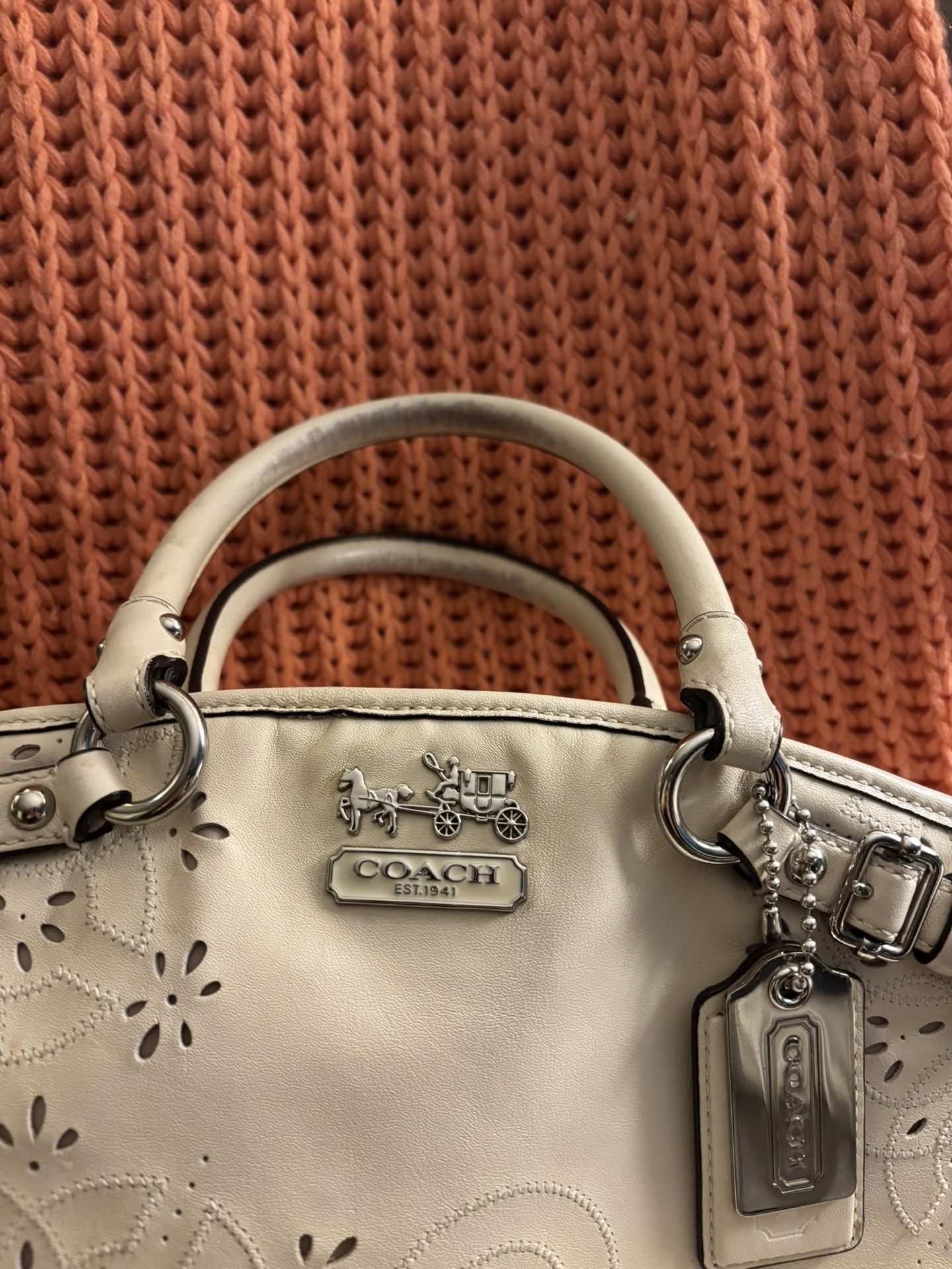 Coach Madison handbag Cream