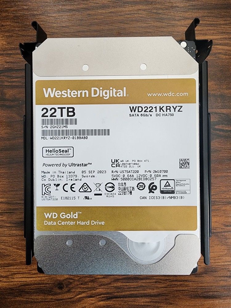 WD 22TB HDD