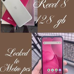 New Revvl 8 5G 128GB New in Box
with Metro line connected 4/30/26
Power cord and phone case included 