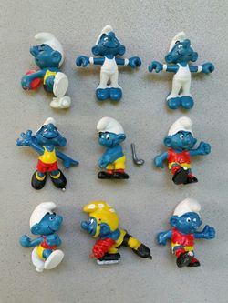 Vintage Super Sport Smurfs