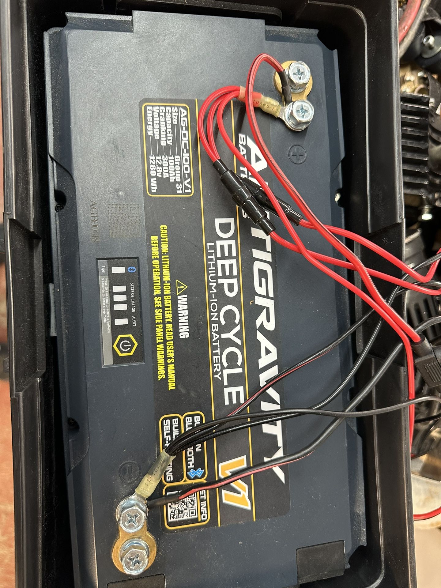 Antigravity Lithium Ion deep cycle 100ah V1