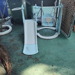 Toddler Swingset With Slide