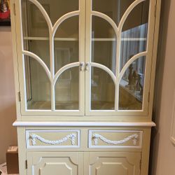 Wood 2 Pc Cabinet