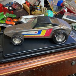 Metal 11 Inch Long Race Car Made By Nylint Corp Good Condition 